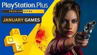 PlayStation Plus Extra And Premium JANUARY Lineup  2024 [upl. by Annawat]