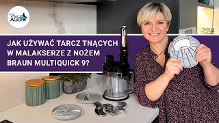 Blender Braun MultiQuick 9  jak używać tarcz tnących malaksera  Sprawdzonopl [upl. by Nirej]