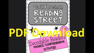 Download SCOTT FORESMAN Decodable Readers Grade 1 [upl. by Bocoj]