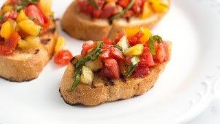 Perfect Tomato Bruschetta Recipe [upl. by Elah]