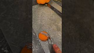 Boling a carrot made it extremely soft and delicious for low calories [upl. by Ayyidas]