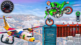 Mega Ramp Bike Dirt Racing Simulator  Extreme Motocross Stunts GT Bike Racer  Android GamePlay [upl. by Demetrius]