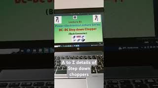 what is DC DC step down chopper Working amp Derivation of average output voltage  Buck converters [upl. by Felten]