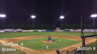 Charlottesville TomSox at Staunton Braves First pitch at 730 [upl. by Ruamaj626]