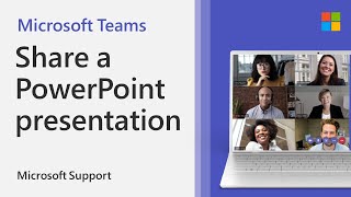 How to share a PowerPoint presentation in a Teams meeting  Microsoft [upl. by Killam]