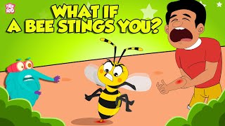 What if a Bee Stings You  How To Treat A Bee Sting  Honey Bee Attack  The Dr Binocs Show [upl. by Rutherfurd]