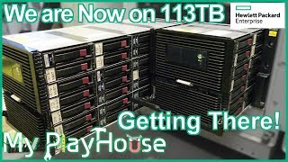 The HP D6000 DAS is Now at 113TB of Storage  860 [upl. by Ymme12]