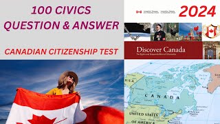 Questions amp Answers for Canadian Citizenship Interview 2024 [upl. by Anaillil]