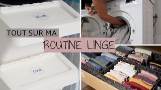 Tout Sur Ma Routine Linge  Laundry Routine⎜Astuces et Organisation [upl. by Manheim]