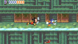 World of Illusion Starring Mickey Mouse and Donald Duck 2 player Netplay game [upl. by Cirtap]