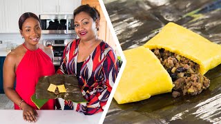 How To Make Trini Beef Pastelles  Foodie Nation x Trini Cooking With Natasha [upl. by Akirret874]