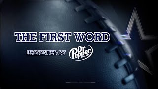 Postgame LIVE The First Word HOUvsDAL  Dallas Cowboys 2024 [upl. by Sila319]