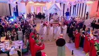 اخيرا عرس اختي ❤️ بتقاليد مكناسية مغربية بدخلة ملكية الجزء1Moroccan wedding [upl. by Ahterod]