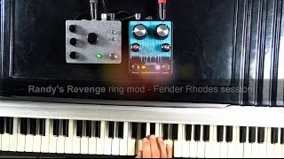 Fairfield Circuitry RANDYS REVENGE ring mod  Fender Rhodes session [upl. by Almeeta]