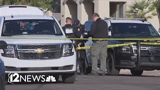 Surprise police officer shoots 1 while responding to a report of domestic violence dispute [upl. by Ormiston]