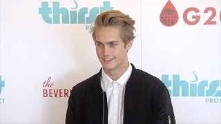 Neels Visser Thirst Project World Water Day Press Conference Red Carpet [upl. by Seda]