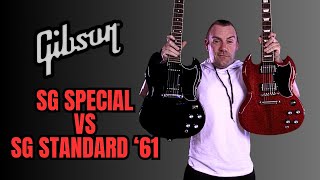 Gibson SG Special VS Gibson SG Standard 61 [upl. by Annahc817]