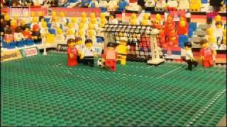 Alemanha 0 X Sérvia 1  Copa do Mundo 2010  Versão LEGO  Áfricaflv [upl. by Crispin277]