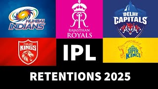 IPL Retentions 2025 🤯 🔥 • IPL Auction • IPL News • Cricket Shorts • [upl. by Ebenezer966]