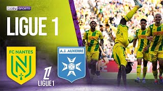 Nantes vs Auxerre  LIGUE 1 HIGHLIGHTS  082524  beIN SPORTS USA [upl. by Nnylarac]