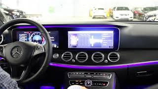 MercedesBenz EClass Interior Lighting Colours Options  Over 60 to Choose From [upl. by Guildroy]