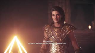 Assassins Creed Odyssey  Ghost of Kosmos Last Cult Leader Aspasias location and death [upl. by Beaumont]