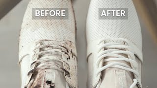 How To Clean White Sneakers [upl. by Vareck44]