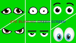 Eyes Blinking Green Screen 👀 Eyes Blinking Green Screen No Copyright 👁 PART III [upl. by Tull69]