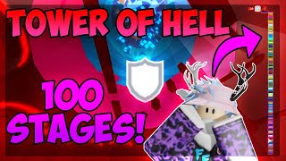 COMPLETING A 100 STAGE TOWER  Tower of Hell  Roblox  TOH [upl. by Theodoric]