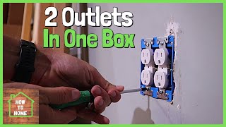 How to Wire 2 Outlets In One Box  Wiring a Double Receptacle the Correct Way [upl. by Craw600]