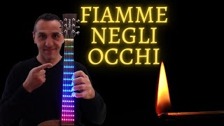 ComaCose  Fiamme negli occhi  Chitarra  Ritmo e Accordi [upl. by Jaf]