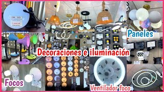 Decoraciones e Iluminación para tu Hogar 🤑 Precios bajos en FOCOS LED LÁMPARAS LED  PANEL SOLAR [upl. by Gone767]