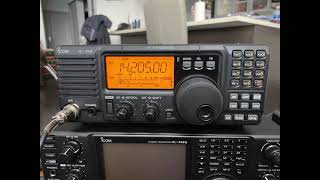 Icom IC718 Hf radio on ssb [upl. by Nyvlem]