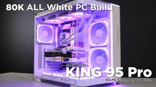 VLOG Paano mag build ng Php 80K All White Gaming PC inside the Montech King 95 Pro [upl. by Ramiah]