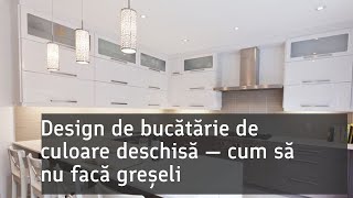 Bucătărie deschisă 75 de fotografii de design și decorare a interioarelor de bucătărie [upl. by Yelloh948]