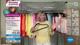 Huggable Hangers Pack of 80 Pant and Shirt Velvet Hangers [upl. by Leugim]