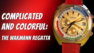 The complicated and colorful Wakmann Regatta wristwatch [upl. by Noraj]