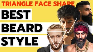 Best Beard Style for Triangle Face Shape  Ultimate Guide  Rahul Badesra Hindi [upl. by Mozart574]