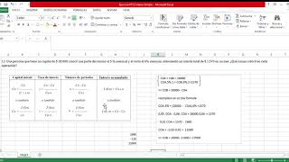 Unidad 1 Ejercicio N°12 Interés Simple  Matemática Financiera [upl. by Lertram]