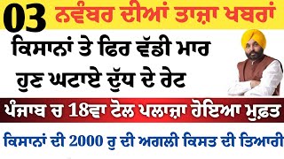 Top News of Punjab  03 ਨਵੰਬਰ 2024  Tarsem Singh Matharu  The Punjab News  Punjabi News [upl. by Calie]