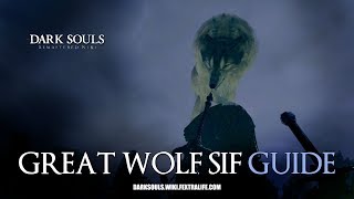 Great Wolf Sif Boss Guide  Dark Souls Remastered [upl. by Annavoig]