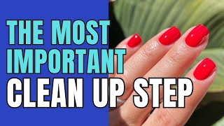 Extend the Life of Your Manicures with THIS Clean Up Tip [upl. by Eillor]