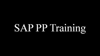 SAP PP Training  Introduction to ERP and SAP PP Video 1  SAP PP Production Planning [upl. by Austreng]