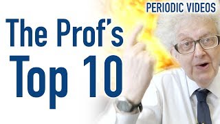 The Professors Top 10  Periodic Table of Videos [upl. by Atirahc]