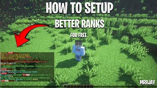 How To Setup Better Ranks in Your Minecraft Server Use Item Adder Plugin For Free [upl. by Lazar934]