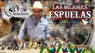 Las mejores ESPUELAS🏇 talabarteria tenancingo espuelasycaballos jinetes sombrero [upl. by Prochora]