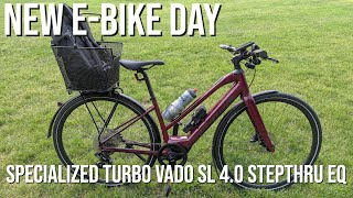 My New Commuter and Family EBike Specialized Turbo Vado SL 40 StepThrough EQ Review [upl. by Elakram]