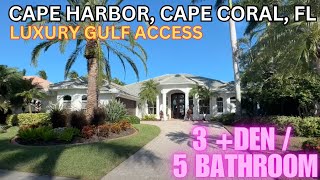 GULF ACCESS SHOWCASE HOME  CAPE CORAL FL 165 [upl. by Questa60]