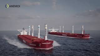 Berge Bulk vessels to receive Anemoi Rotor Sails [upl. by Forsta895]