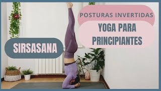 YOGA PARA PRINCIPIANTES  POSTURAS INVERTIDAS  SIRSASANA [upl. by Henebry]